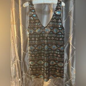 Show Me Your MuMu Black Sequin dress